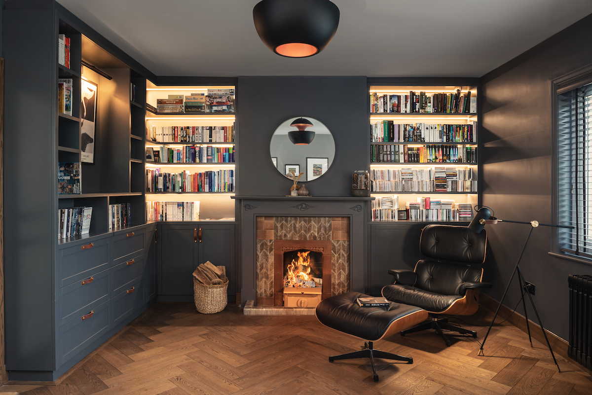 herringbone oak parquet
